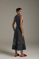 VESTIDO VIES BARRA LARGA