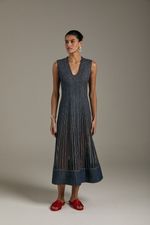 VESTIDO VIES BARRA LARGA