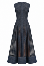 VESTIDO VIES BARRA LARGA