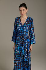 VESTIDO DECOTE V AMARRAÇAO