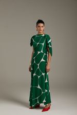 VESTIDO MIDI DECOTE JABOT