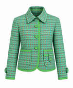 JAQUETA CROPPED VIVO TWEED