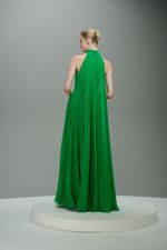 VESTIDO LONGO DRAPEADO FRENTE UNICA