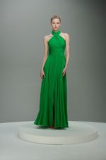 VESTIDO LONGO DRAPEADO FRENTE UNICA
