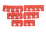 CABO VELA SILICONE GM CORSA 1.8 8V 4 CABOS E SIMILARES 10MM PRETO/VERMELHO-056