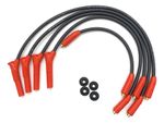 CABO VELA SILICONE VW FUSCA 1.6 AR SEM PINO E SIMILARES PRETO/VERMELHO-056