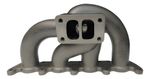 COLETOR TURBO T3 PULSATIVO DESLOCADO PARA BAIXO AUDI A3/VW GOLF 1.8 20V-070