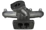 COLETOR TURBO T3 PULSATIVO DESLOCADO PARA CIMA VW AP 8V COM AR/DIREÇÃO-09