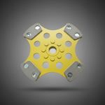 DISCO EMBREAGEM 4 PASTILHAS SEM MOLA ALIVIADO VW AP COM ESTRIA GM CHEVETTE 215MM-024