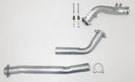 Downpipe 3 Pol + Intermdiario Hilux Sw4 2.8 2016 A 21 Pr8530 Preto