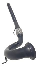 DOWNPIPE AÇO CARBONO TUBOS 2´1/2 PLUG AND PLAY AUDI A3 1.8 2013 ATÉ 2016-08