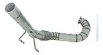 DOWNPIPE AÇO INOX TUBO 2´1/2 PLUG AND PLAY VW UP TSI EA211 COM INCONEL-0488