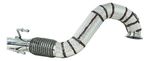 Downpipe Com Inconel Vw Nivus Polo Virtus T-cross Tsi 1.0 Mh Cinza
