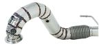 Downpipe Com Inconel Vw Nivus Polo Virtus T-cross Tsi 1.0 Mh Cinza