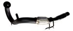 Downpipe Up Tsi 1.0 Turbo 2.5 Polegadas Aço Pr1070 Preto