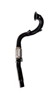 Downpipe Up Tsi 1.0 Turbo 2.5 Polegadas Aço Pr1070 Preto
