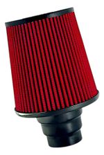 FILTRO AR ESPORTIVO DUPLO FLUXO 15CM ALTURA MULTIBOCAL ALUMÍNIO VERMELHO-062