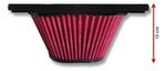 FILTRO AR ESPORTIVO INBOX DODGE RAM 2500 5.I 330CV TURBO DIESEL 2003 ATÉ 2009 E SIMILARES VERMELHO-062