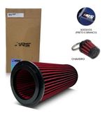 FILTRO AR ESPORTIVO INBOX FORD F250 3.9 16V CUMMINS ELETRÔNICO 203CV 2006 EM DIANTE E SIMILARES VERMELHO-062