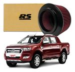 FILTRO AR ESPORTIVO INBOX FORD RANGER 2.2 16V XL TDCI 2012 EM DIANTE E SIMILRES VERMELHO-062