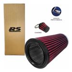 FILTRO AR ESPORTIVO INBOX LAND ROVER DISCOVERY I 2.5 DIESEL 137CV 1989 EM DIANTE E SIMILARES VERMELHO-062