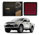 FILTRO AR ESPORTIVO INBOX MITSUBISHI L200 TRITON 2.4 HLS 2013 EM DIANTE E SIMILARES VERMELHO-062