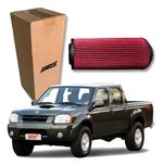 FILTRO AR ESPORTIVO INBOX NISSAN FRONTIER 2.8 ATTACK MWM 2006 ATÉ 2007 E SIMILARES VERMELHO-062