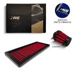 FILTRO AR ESPORTIVO INBOX PEUGEOT 2008 1.6 THP 2015 EM DIANTE E SIMILARES VERMELHO-062