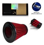 FILTRO AR ESPORTIVO INBOX TOYOTA HILUX 2.8 8V DIESEL CS 77CV 1997 EM DIANTE E SIMILARES VERMELHO-062
