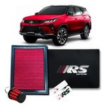 FILTRO AR ESPORTIVO INBOX TOYOTA SW4 2.8 16V 2016 EM DIANTE VERMELHO-062