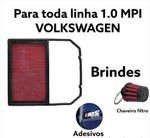 FILTRO AR ESPORTIVO INBOX VW FOX 1.0 MSI 2014 EM DIANTE E SIMILARES VERMELHO-062