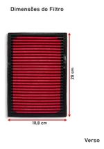 FILTRO AR ESPORTIVO INBOX VW GOL 1.0 16V POWER 2000 ATÉ 2005 E SIMILARES VERMELHO-062