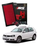 FILTRO AR ESPORTIVO INBOX VW GOLF 1.6 MK4 CAIXA DE AR LATERAL 1997 ATÉ 2007 E SIMILARES VERMELHO-062