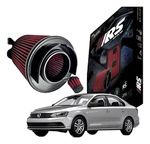 FILTRO AR ESPORTIVO INBOX VW JETTA 2.0 8V 116CV 2010 EM DIANTE VERMELHO-062