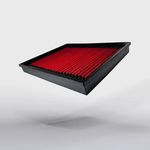 FILTRO AR ESPORTIVO TURBINA 6CM ALTURA BOCAL BORRACHA 70MM VERMELHO-062