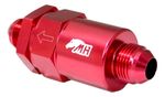 FILTRO COMBUSTÍVEL LAVÁVEL PEQUENO 30 MICRONS MACHO AN10 VERMELHO-048