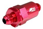 FILTRO COMBUSTÍVEL LAVÁVEL PEQUENO 30 MICRONS MACHO AN8 VERMELHO-048