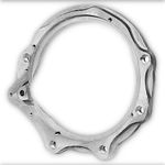 FLANGE ADAPTAÇÃO MOTOR VW AP PARA CÂMBIO VW FUSCA ALUMÍNIO-01
