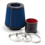 Intake Filtro Esportivo Motor Clio 1.6 16v 2001 A 2009 K4m Azul