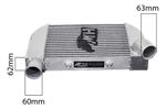 INTERCOOLER ALUMÍNIO STREET ENTRADA/SAÍDA 2´1/2 VW GOL G1/G2-048