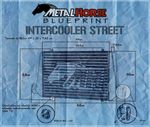 INTERCOOLER ALUMÍNIO STREET ENTRADA/SAÍDA 3´440X300X76,2MM-048