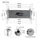Intercooler Upgrade P/ Ford Ranger 2.2/3.2 Troller 3.2 - Mh
