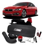 KIT COLD AIR INTAKE BMW 2.0 16V TURBO MOTOR N20 COM FILTRO VERMELHO-057