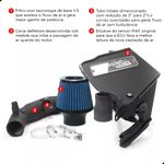 KIT INTAKE GM CRUZE 1.4 TURBO 2017 EM DIANTE COM FILTRO AZUL-057