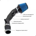 KIT INTAKE GM CRUZE 1.4 TURBO 2017 EM DIANTE COM FILTRO AZUL-057