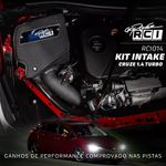KIT INTAKE GM CRUZE 1.4 TURBO 2017 EM DIANTE COM FILTRO AZUL-057