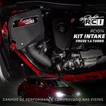 KIT INTAKE GM CRUZE 1.4 TURBO 2017 EM DIANTE COM FILTRO VERMELHO-057