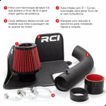 KIT INTAKE GOLF GTI 2.0 TSI 2014 EM DIANTE COM FILTRO VERMELHO-057