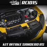 KIT INTAKE RENAULT SANDERO RS 2.0 MOTOR F4R COM FILTRO VERMELHO-057
