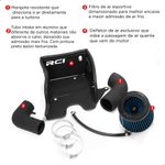 KIT INTAKE VW JETTA 1.4 TSI/TSFI UNIVERSAL COM FILTRO AZUL-057